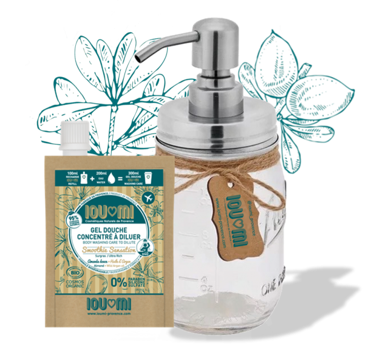 IOUMIPROVENCE Gel douche à diluer pour le corps et les mains